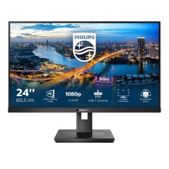 Philips B Line 243B1 24" Full HD HDMI/USB-C Monitor - Sleek Design, 75Hz Performance, Perfect for Docking Solutions